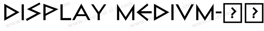 display medium字体转换